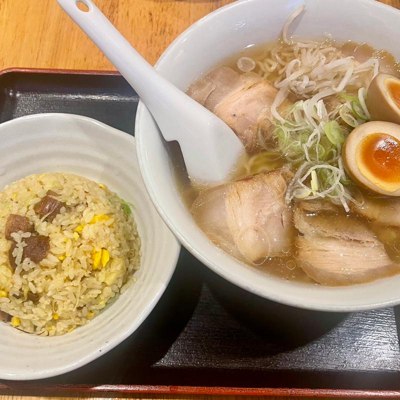 半チャーハンセット(喜多方ラーメン 坂内 歌舞伎町店)