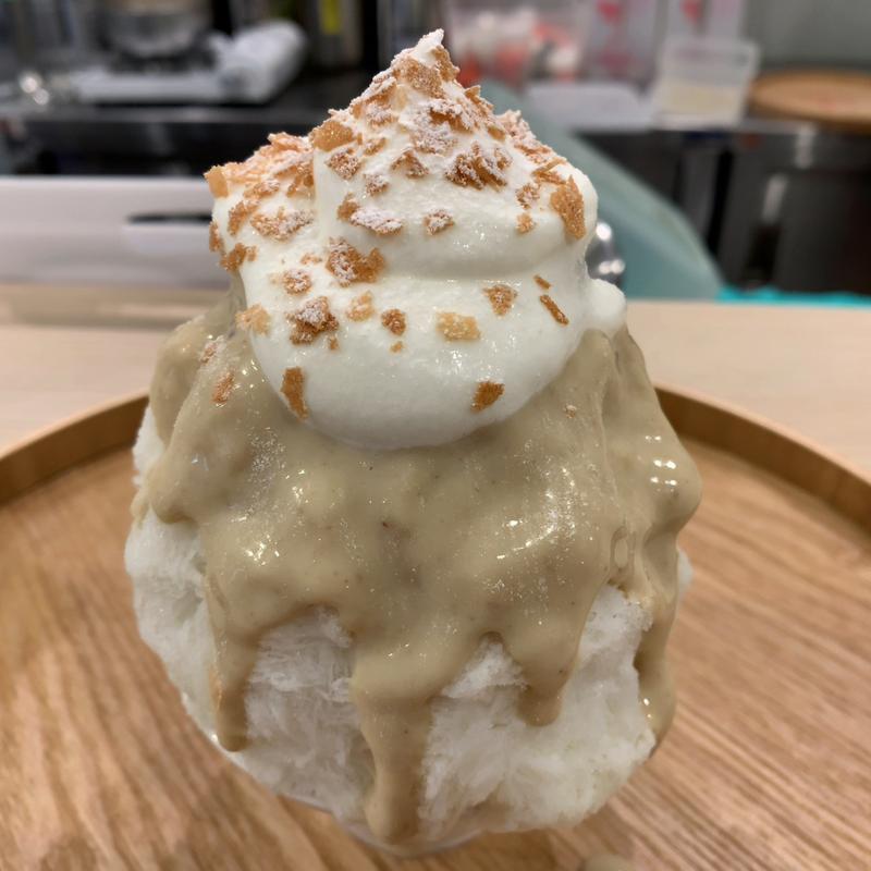 栗クリームチーズ(私のかき氷。)