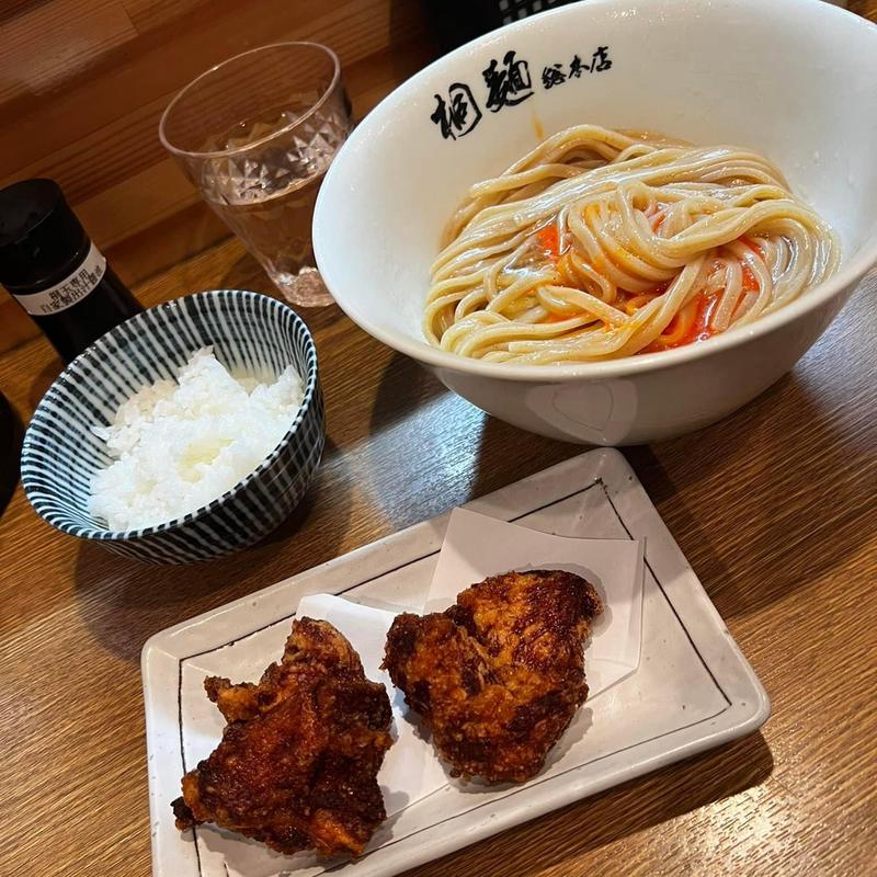 桐玉 冷製 からあげセット(中華そば桐麺)