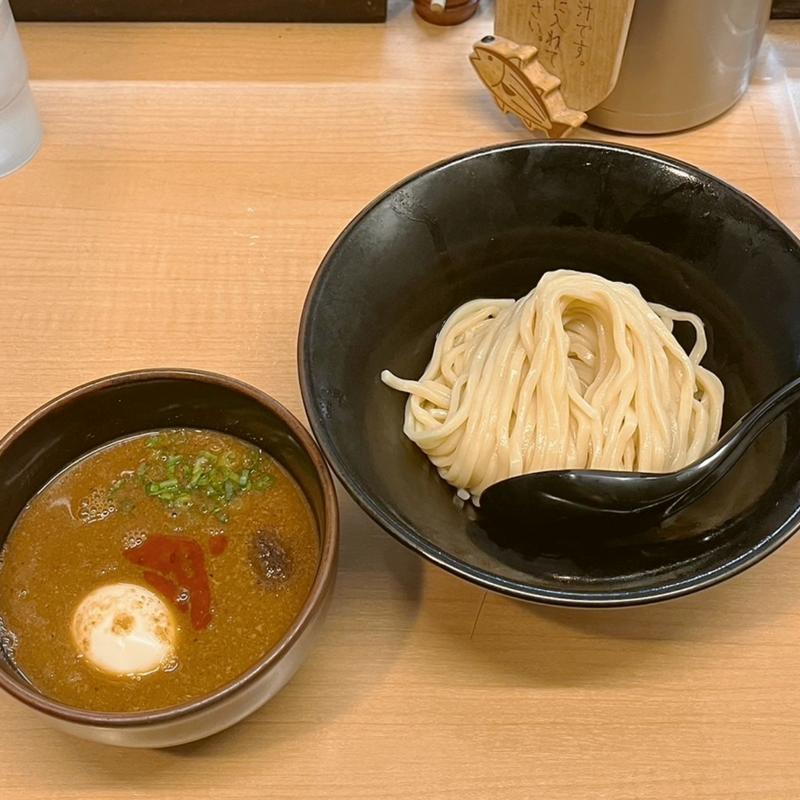 吟醸つけ麺味噌　煮卵トッピング(吟醸らーめん 久保田 本店 )