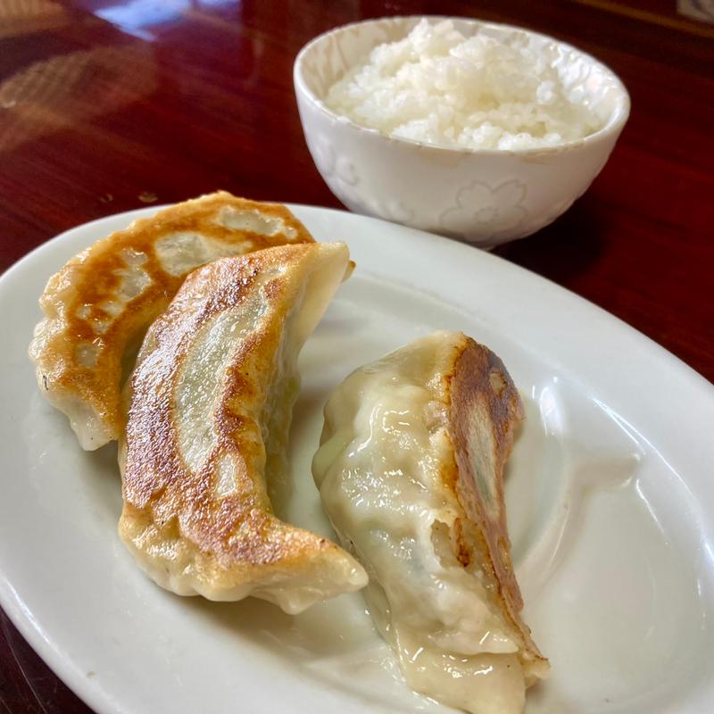 ジャンボ餃子半ライス(二代目おやじの店 昌)