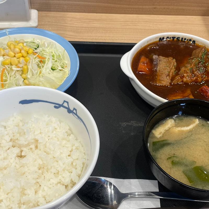 ダブルビーフシチュー(松屋 大宮奈良町店)