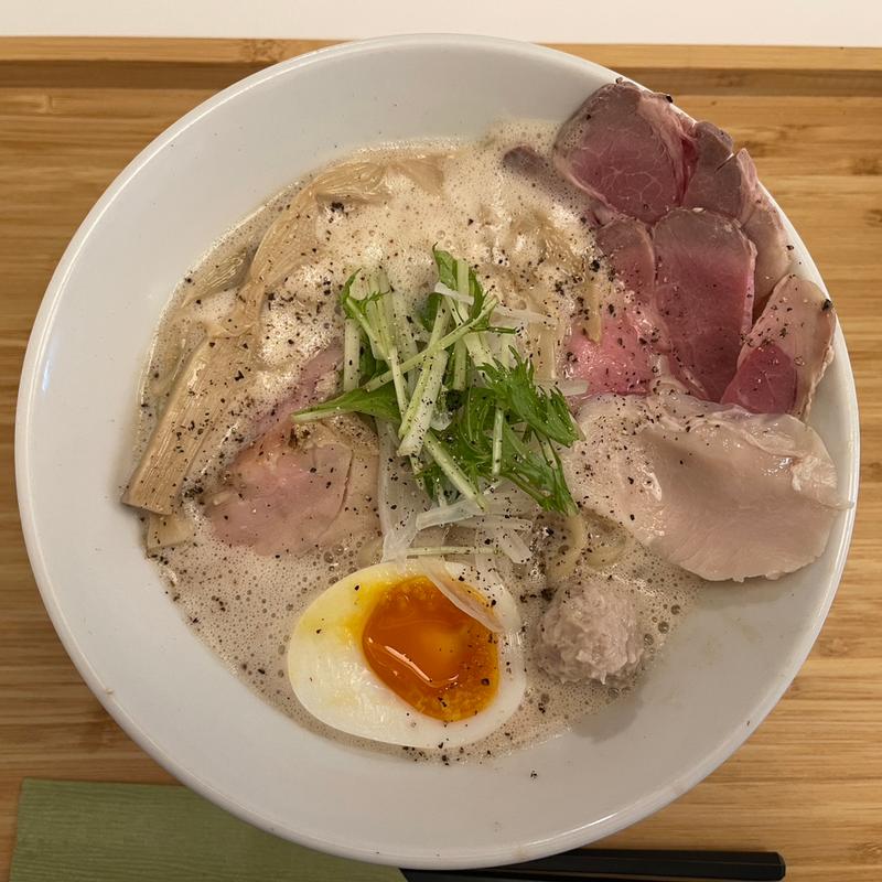 濃厚ホタテのumami塩そばDX(麺Lab 美味身 -umami-)