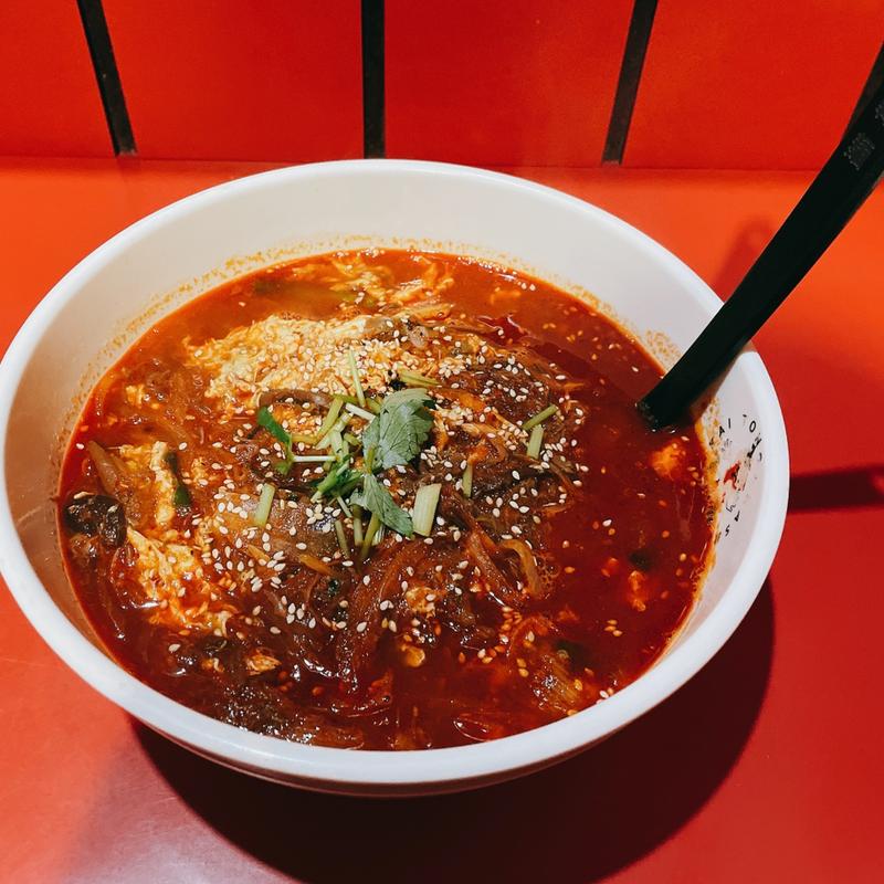 ユッケジャン麺(韓韓麺 亀有店)