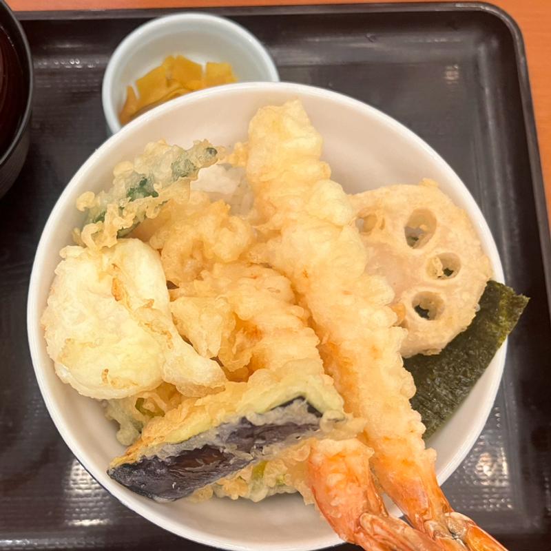 天丼(和食さと 招提南店)
