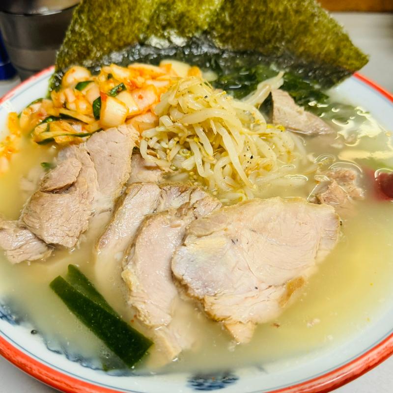 塩チャーシュー＋もやし＋辛タマ(ラーメンショップ 122号騎西店)