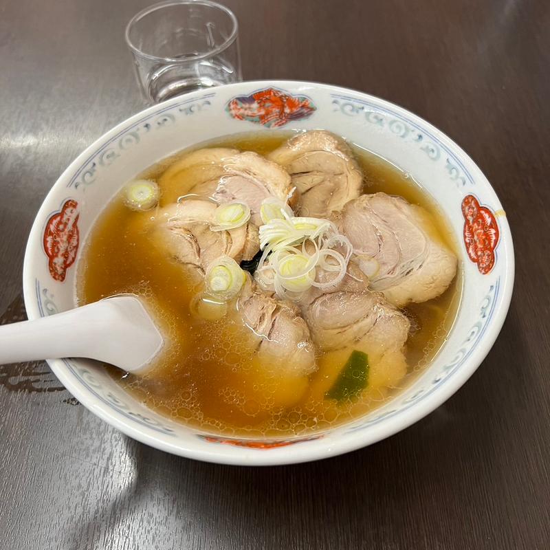 チャーシュー麺大盛(桃園楼 )