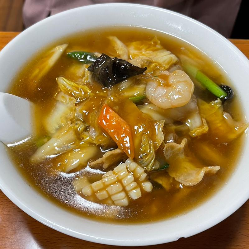 五目旨煮そば(華珍楼)