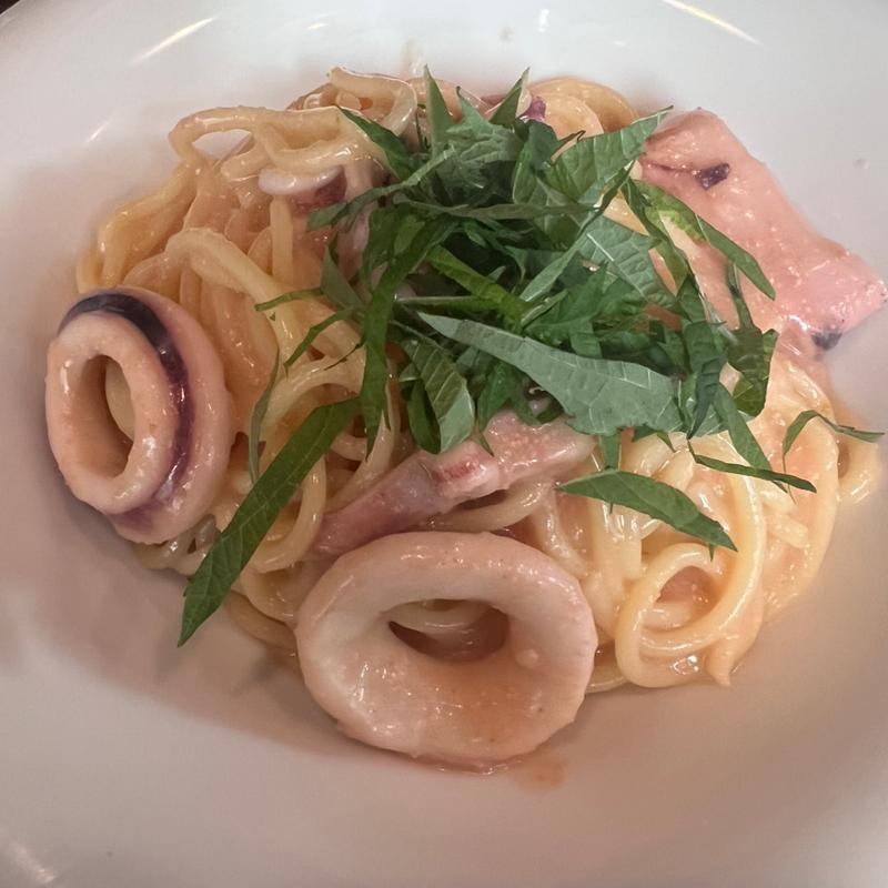 うにとイカと明太子(パスターヴォラ田町本店)