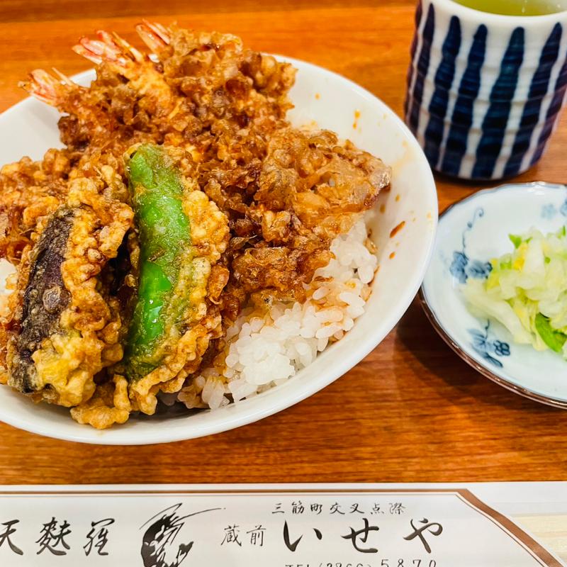 海老3本丼(蔵前いせや)