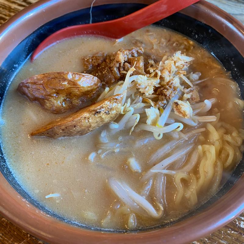 北海道味噌らーめん(蔵出し味噌 麺屋竹田 篠ノ井店)