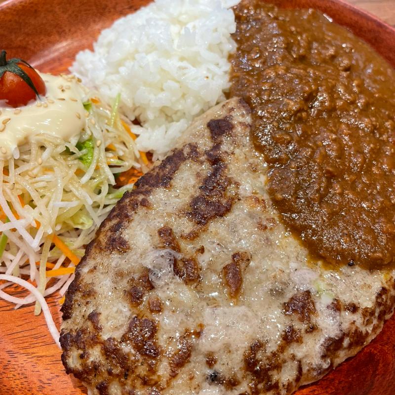 カレーバーグディッシュ（300g)(びっくりドンキー ゆめタウン飯塚店)