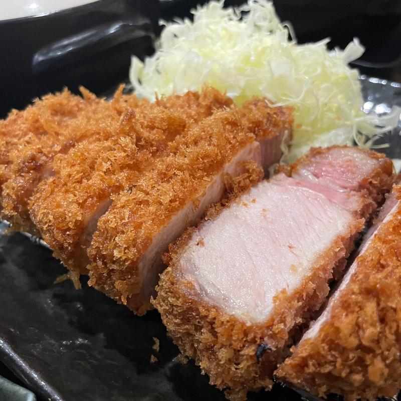 上ロース定食(とんかつ一矢)