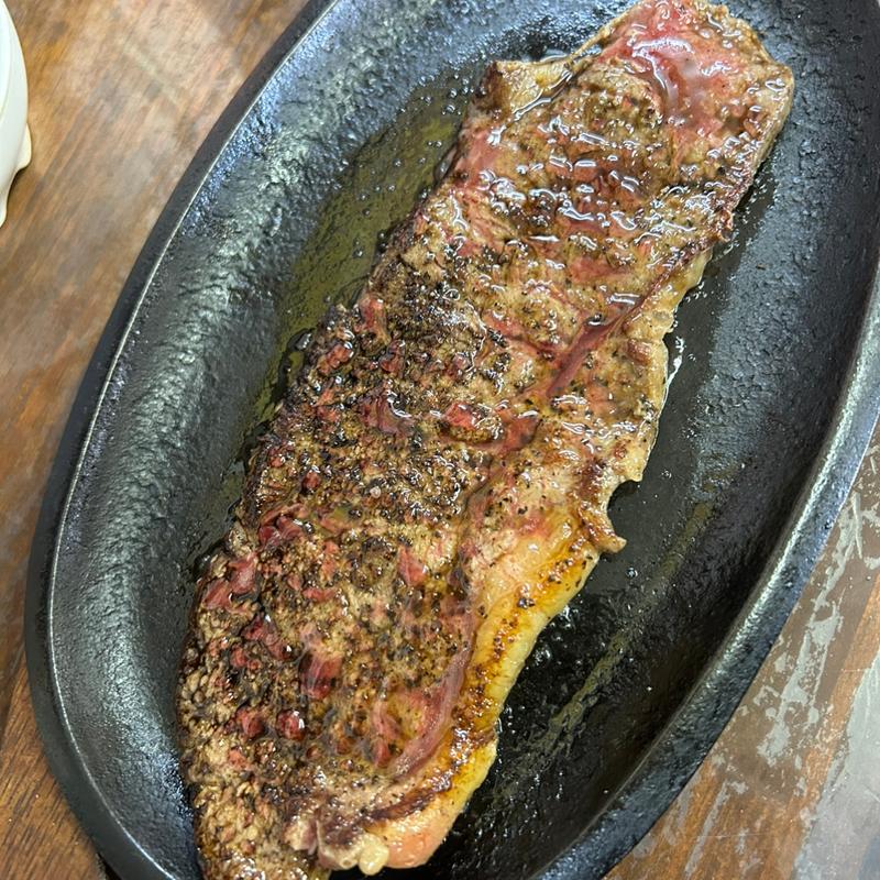 ステーキ定食(うまいものや 麺遊喜  （メンユウキ【旧店名】ラーメン 麺遊喜）)