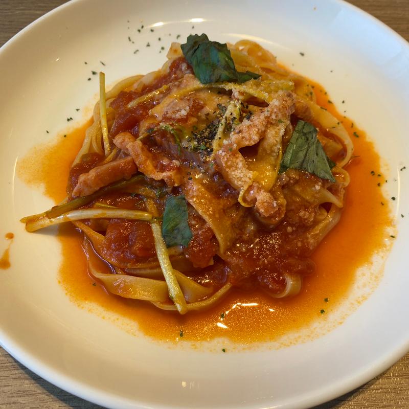 季節限定ランチセットのスパゲッティ(世界のビール博物館　 大名古屋ビルヂング店 （セカイノビールハクブツカン）)