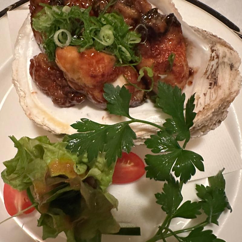 牡蠣の醤油焼き(みうち )