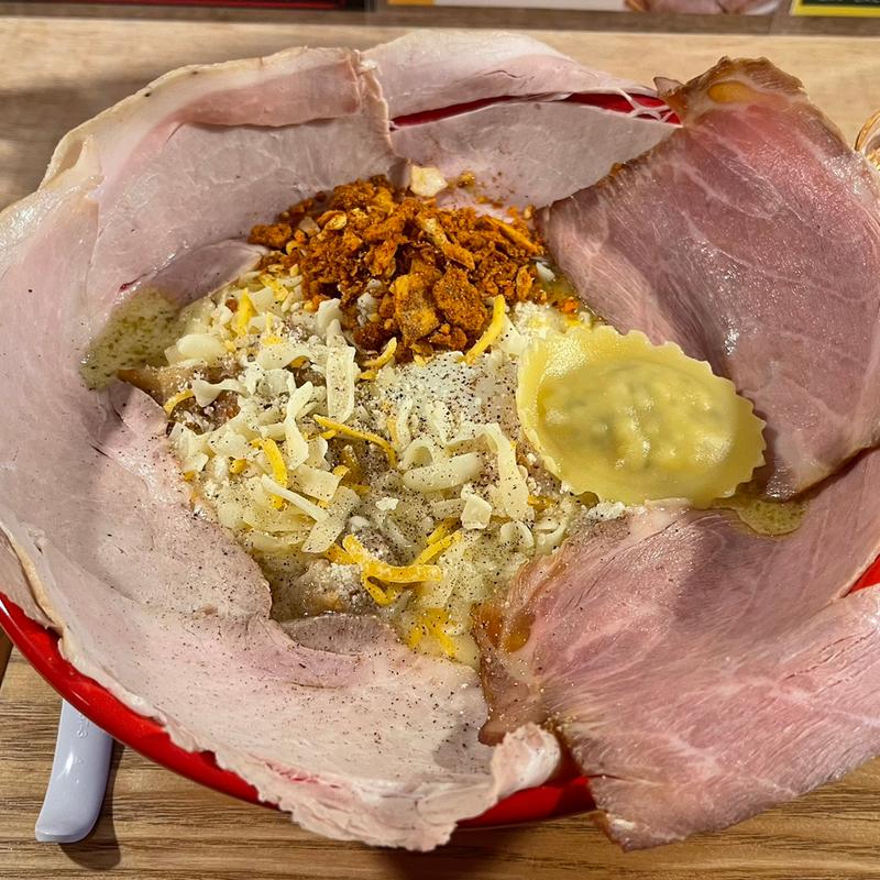 名古屋コーチンのコンポタ味噌ラーメン プレミアム(豚骨イタリアンラーメン伊太そば)