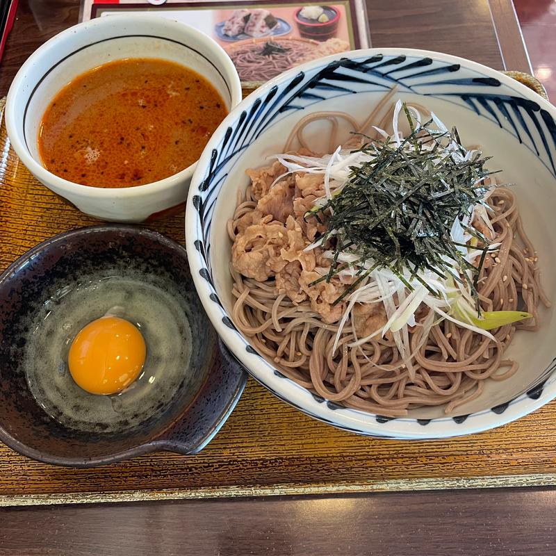 旨辛　牛肉そば(おらが蕎麦 枚方ビオルネ店)