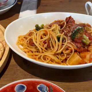 ポークパストラミとポテトのトマトソース（ランチ）(ジョリーパスタ　福岡中尾店)