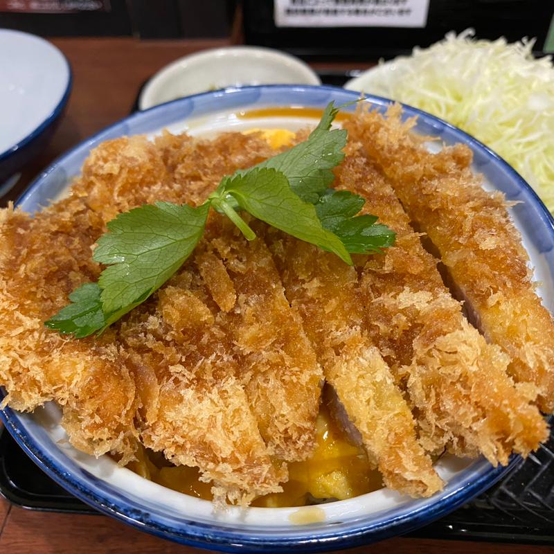 かつ玉丼（大盛）(かつ丼わか葉 今泉店)