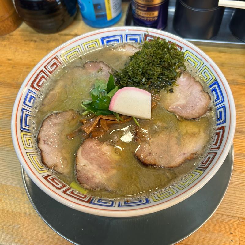 魚群煮干し中華そば　チャーシュートッピング(我的中華そば 机上の空論)