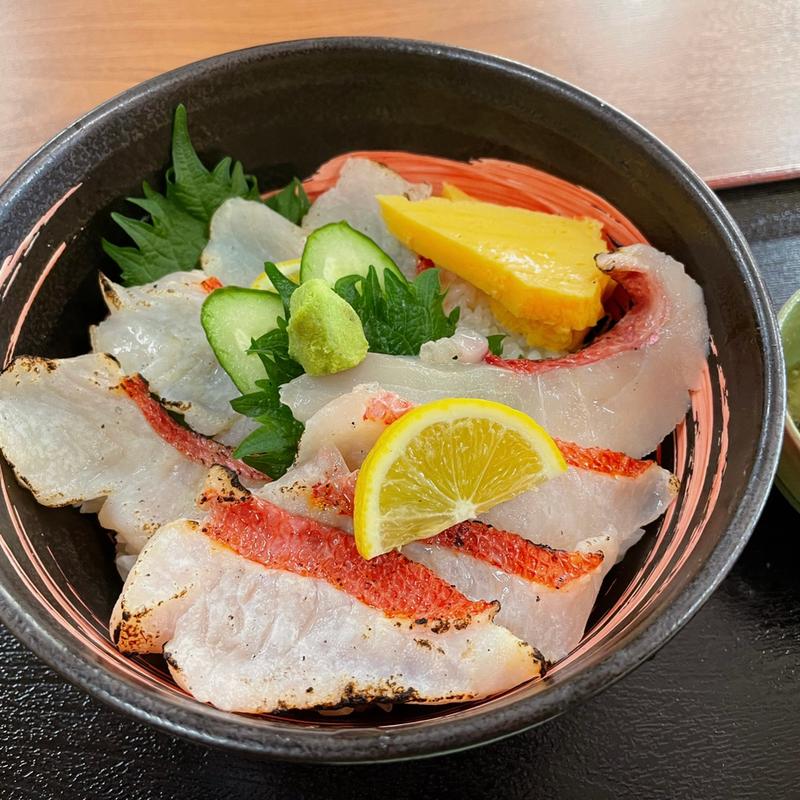 あぶり金目丼(市場の食堂 金目亭 )