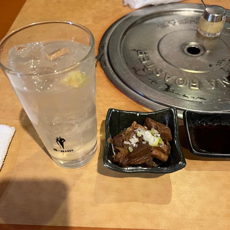 生レモンサワー　牛すじ煮込(じもんじゅ )