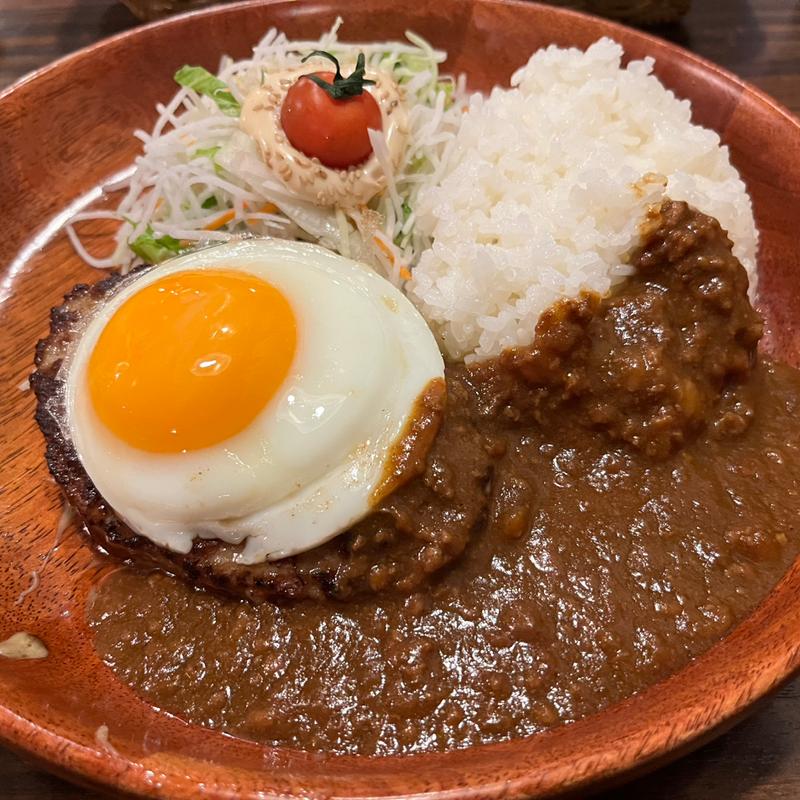 カリーバーグディッシュ(びっくりドンキー 梅田東店)