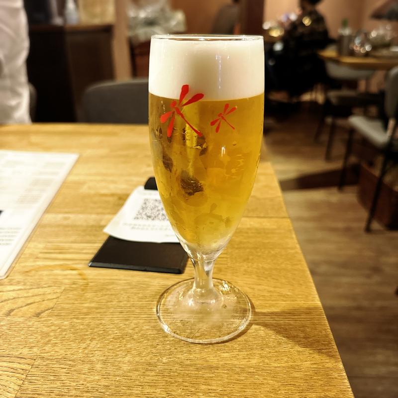 アサヒスーパードライ（小グラス）(とんぼ)