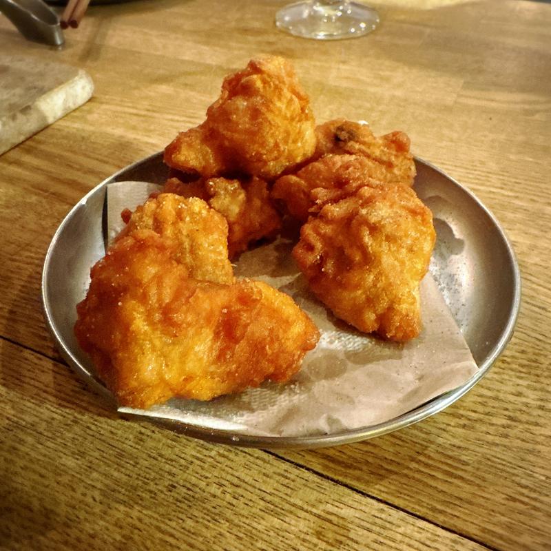 牛シビレの唐揚げ(とんぼ)