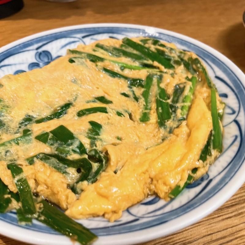 ニラ玉子炒め(大衆酒場 天神大ホール)