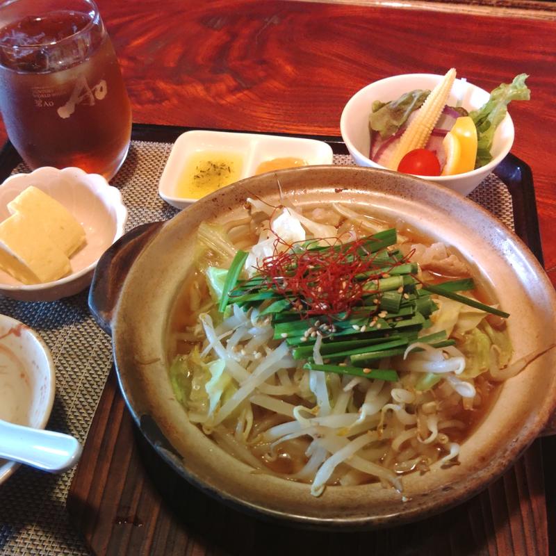 牛ホルモン煮込みうどん(天狗の宴前沢店)