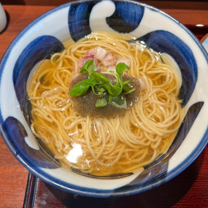 羅臼昆布かけそばご飯セット(拳ラーメン)
