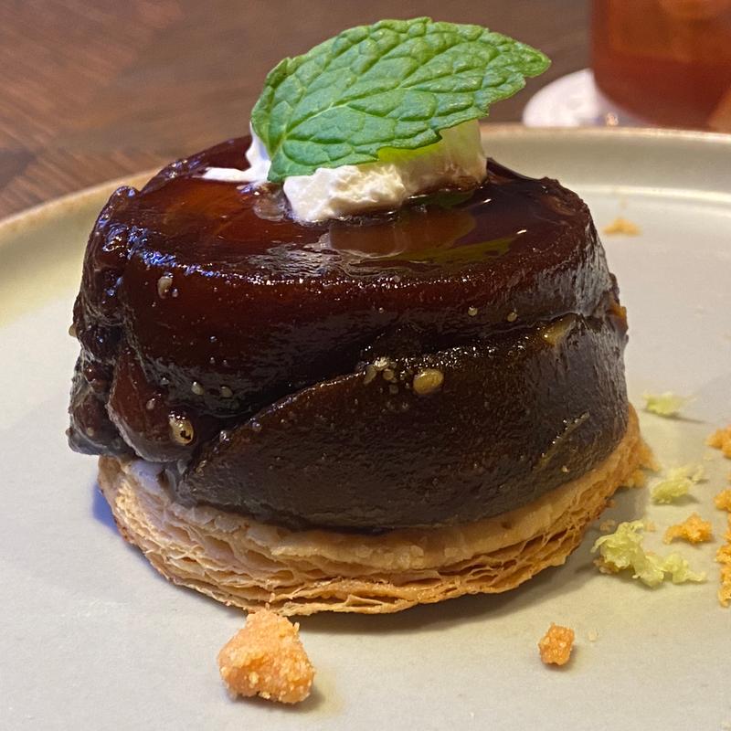 タルトタタンと山葵ジェラート(PIZZERIA & BAR NOHGA （ピッツェリア＆バーノーガ）)