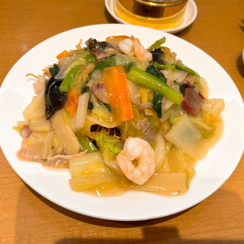 五目あんかけ焼きそば(崎陽軒(キヨウケン) 中華食堂横浜ポルタ店)