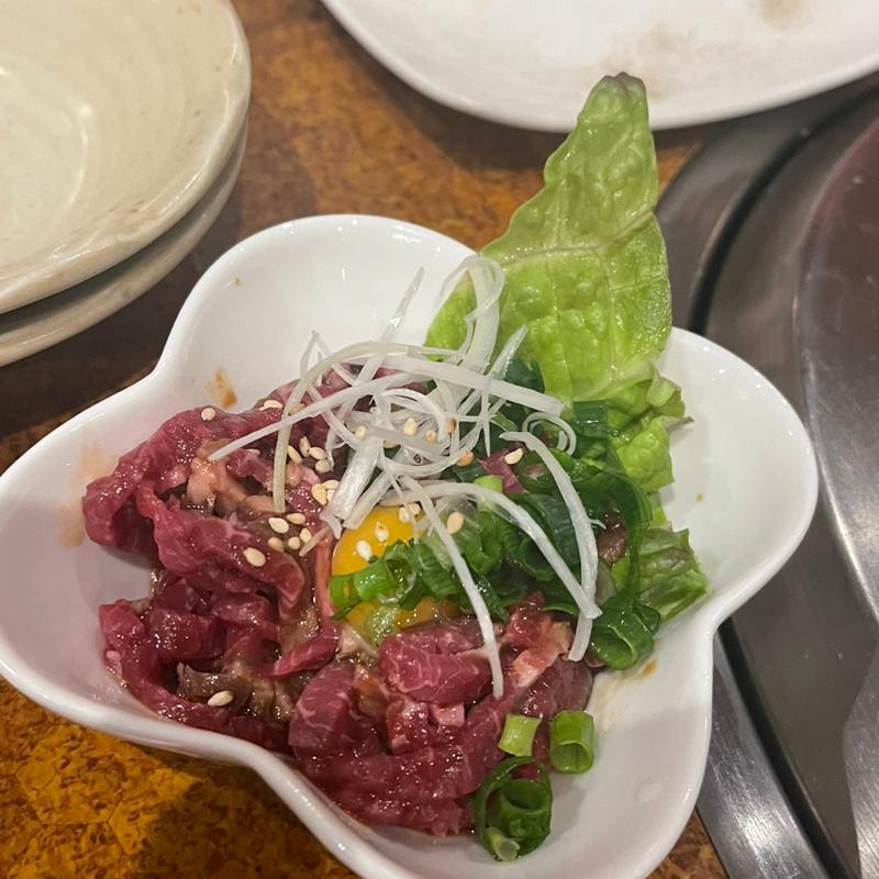 炙りユッケ(元屋はせ川)