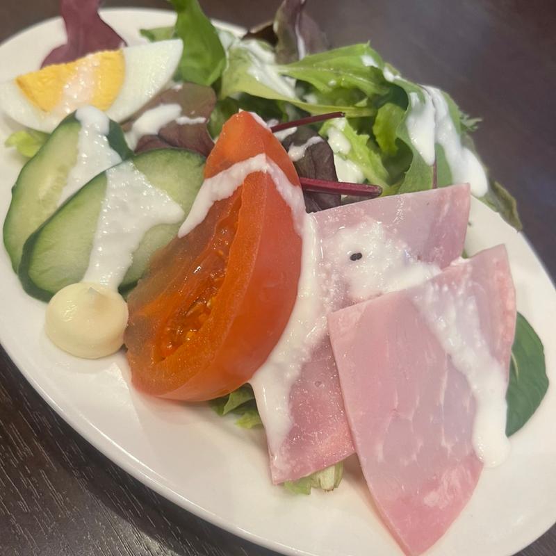 ハムたっぷりのサラダ(星乃珈琲店 三木店)