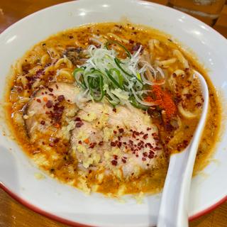 濃度味噌太麺辛味3倍(辛いラーメン１４ 札幌南口店)