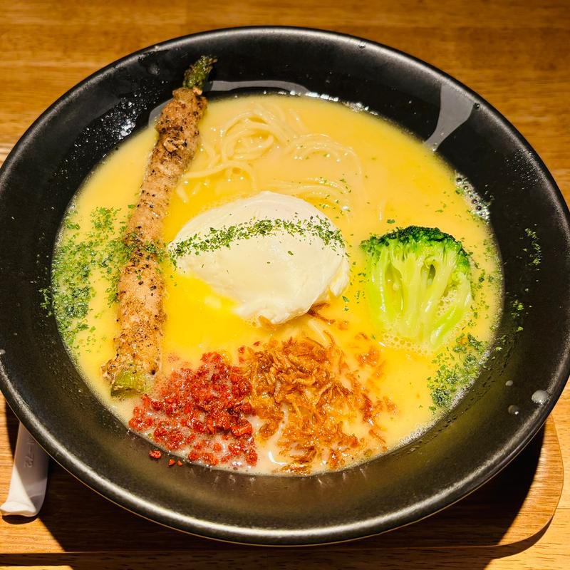 白（鶏白湯)(麺巧 潮 上野製麺所)