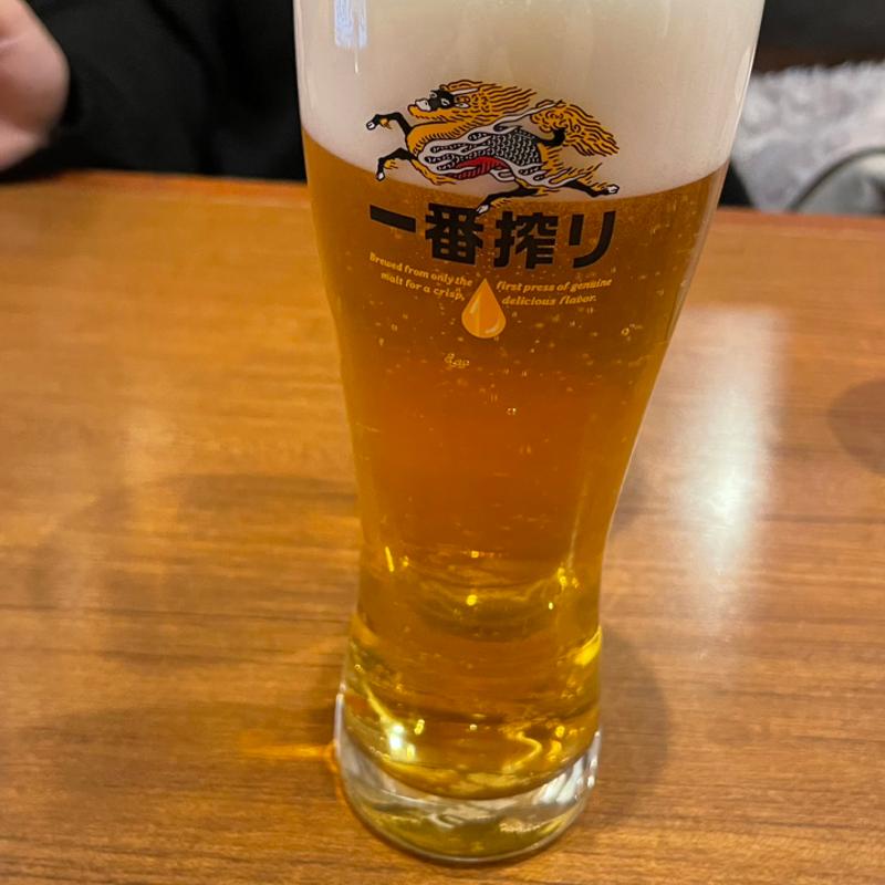 キリン一番搾り生ビール(回転さかなや鮨　魚忠 今池店 （うおちゅう）)