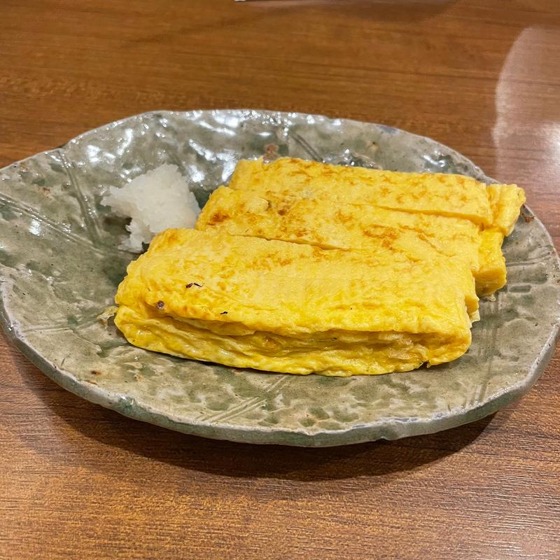 だし巻き玉子(回転さかなや鮨　魚忠 今池店 （うおちゅう）)