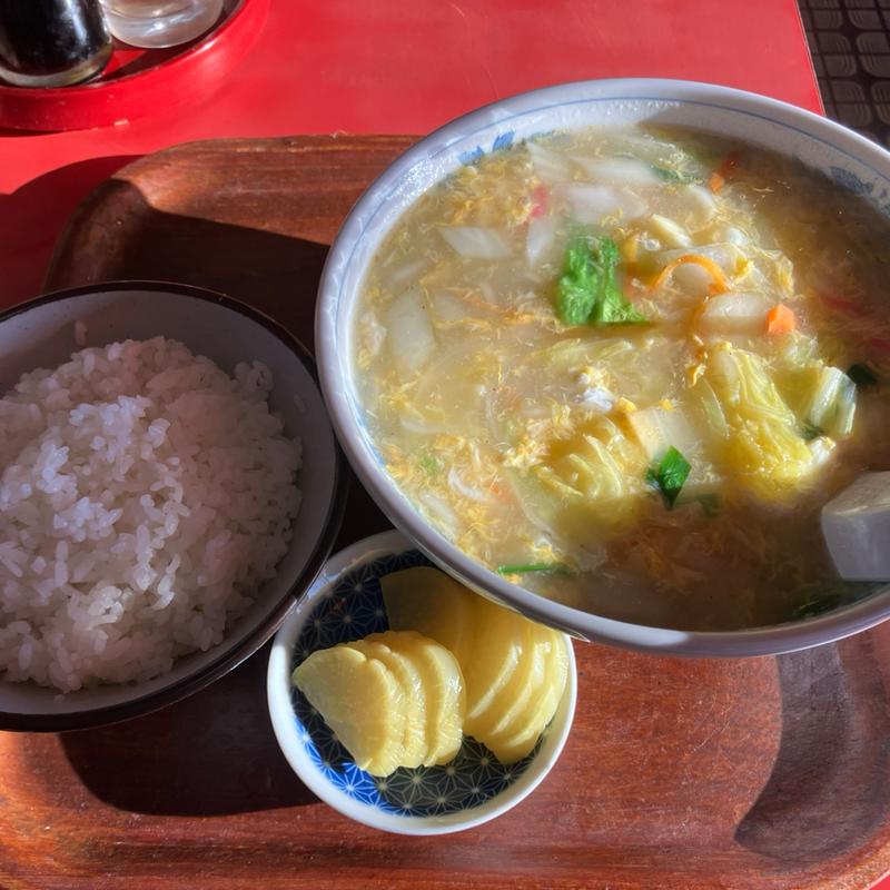 チャンポンめん+半ライス(廬山)