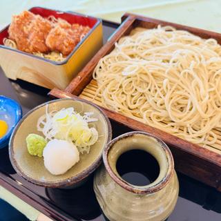 ソースカツ丼と蕎麦のセット(紫塚ゴルフ倶楽部レストラン )