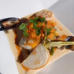 真鯛のマリニエール風 エビのソース レンズ豆添え(レストラン タガミ （Restaurant Tagami）)