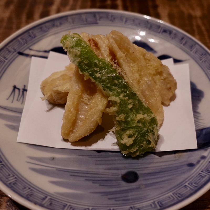 れんこん天ぷら(竹やぶ 柏本店)