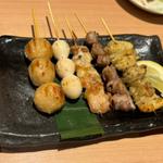 串焼き5本盛り(浪花ろばた八角 横浜ポルタ店)