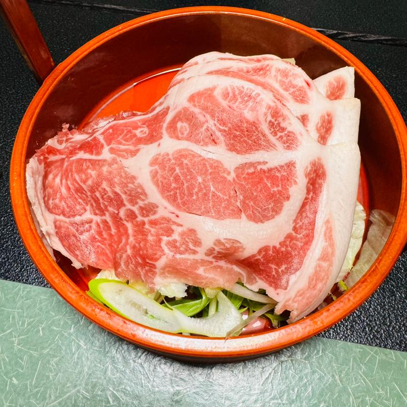 千代幻豚のしゃぶしゃぶ(不動温泉佐和屋 （ふどうおんせんさわや）)