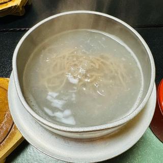 釜揚げ蕎麦(不動温泉佐和屋 （ふどうおんせんさわや）)