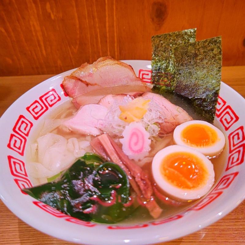 特製平打麺塩そば(鶴松富士)