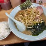 ねぎ味噌ラーメン、半ライス(ラーメンショップ 堀切店)